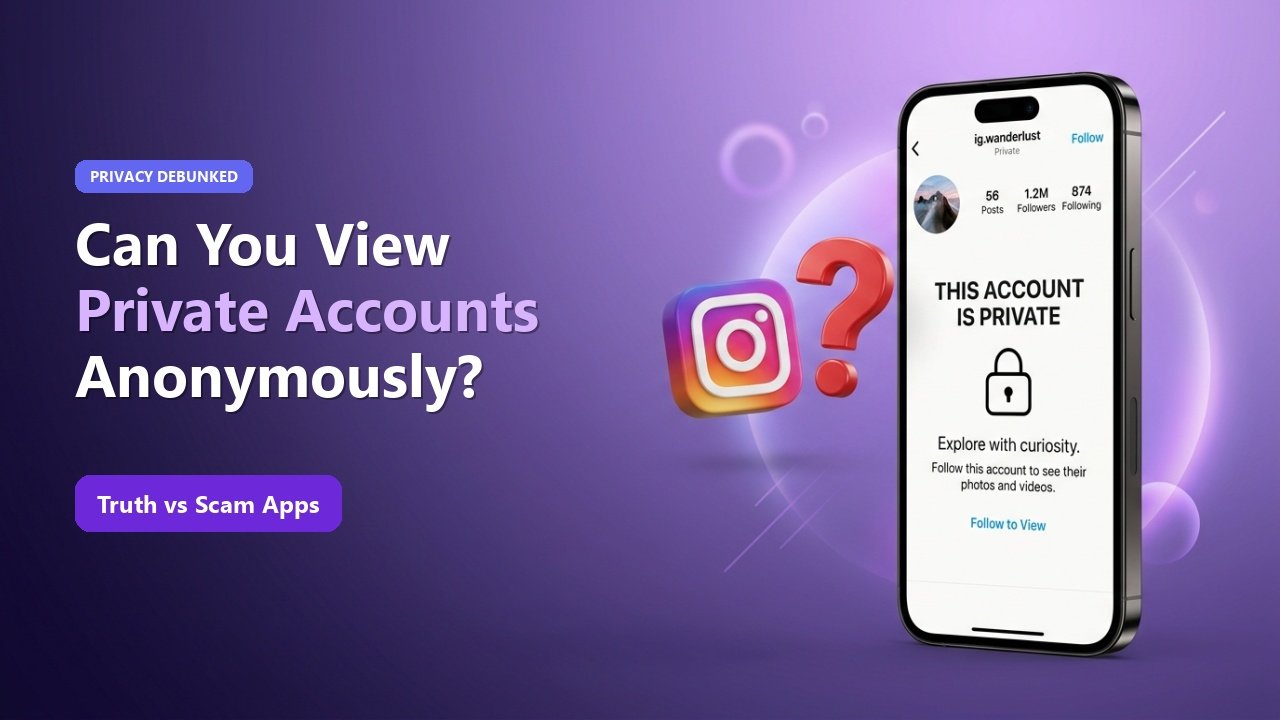 Can You View Private Instagram Accounts Anonymously? Myths vs Reality