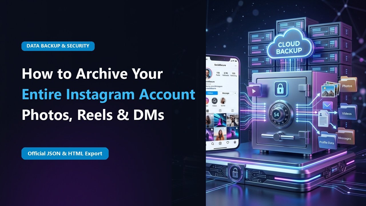 How to Archive Your Entire Instagram Account (Photos, Videos & DMs Backup)