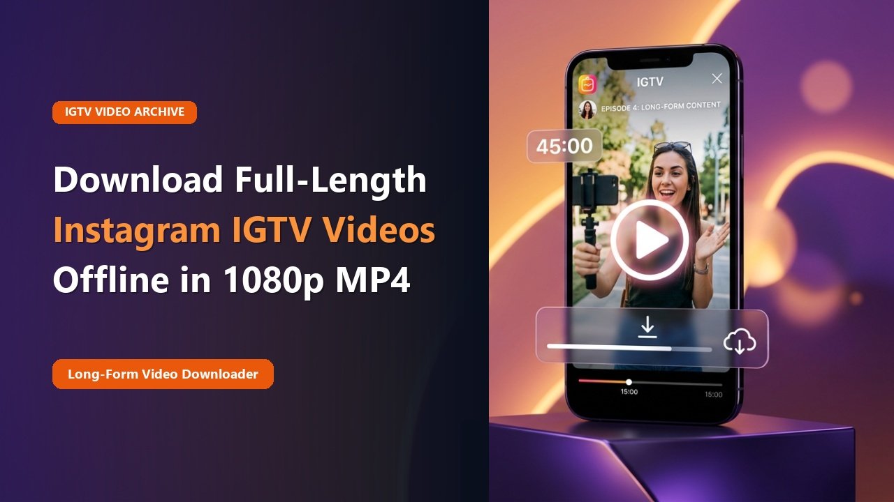How to Download Instagram IGTV Videos in Full Length (Offline Archiving)