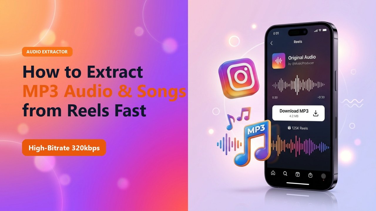 How to Extract MP3 Audio & Songs from Instagram Reels (Fast & Free)