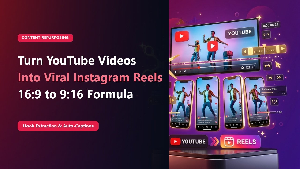 How to Repurpose Long-Form YouTube Videos into Viral Instagram Reels