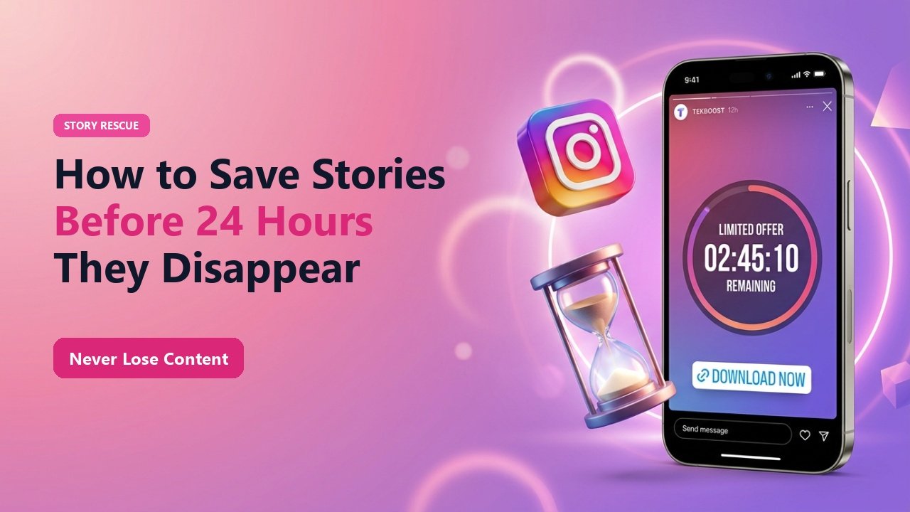 How to Save Instagram Stories Before They Disappear (24-Hour Countdown)