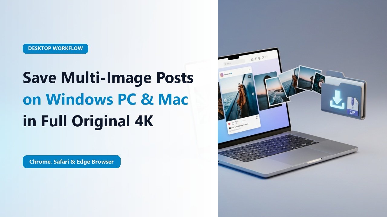 How to Save Multi-Image Instagram Posts on Windows & Mac