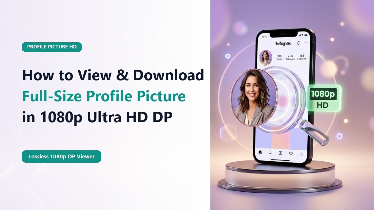 How to View & Download Full-Size Instagram Profile Pictures (Full HD 1080p DP)